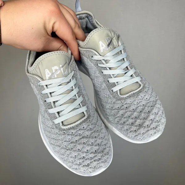 APL TechLoom Phantom Grey White Running‎ Shoes Womens Size 7 Propelium Low Top - Image 2