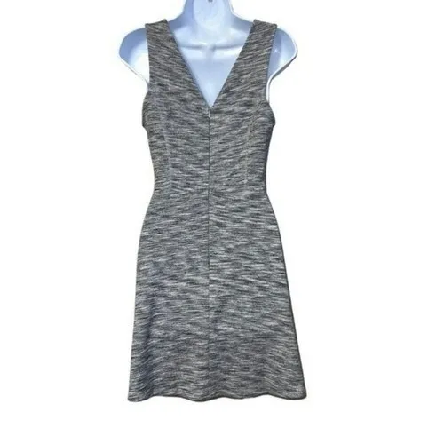 OLIVE & OAK Super‎ Cute Gray/White Cut Out Fit & Flare Dress NWOT Size Small - Image 6