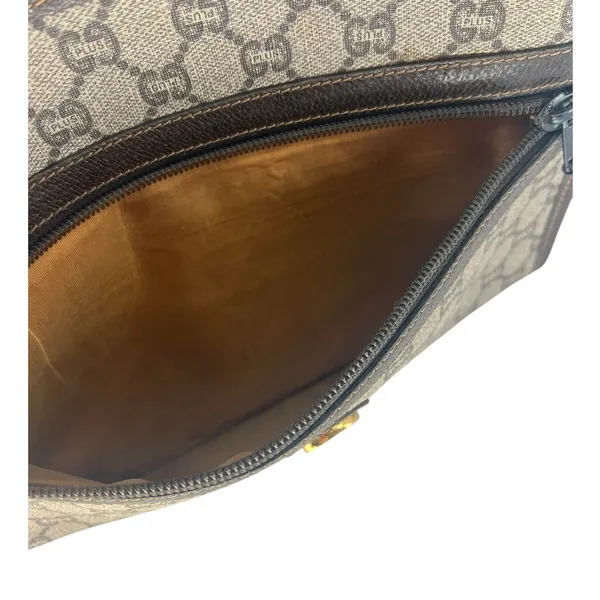 Gucci Plus‎ Monogram Top Zip Pouch Clutch - Image 16