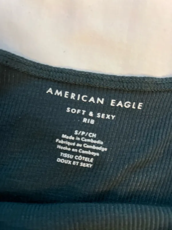 Dark Green American Eagle Top - Image 4