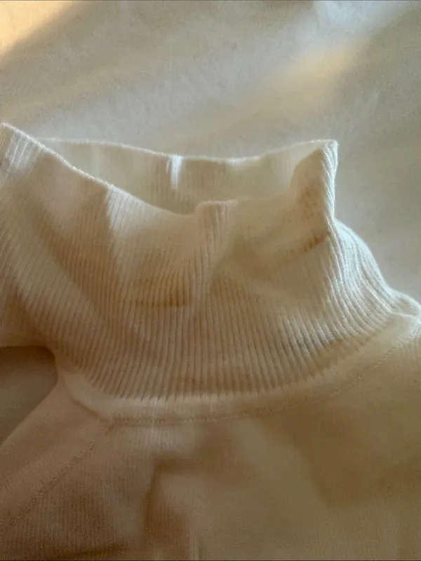 superdown Ribbed Mock Neck Tank - White - Image 4
