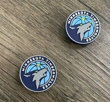 Minnesota Timberwolves Basketball Team Charm For Shoe Charms - 2 Pieces - Image 2