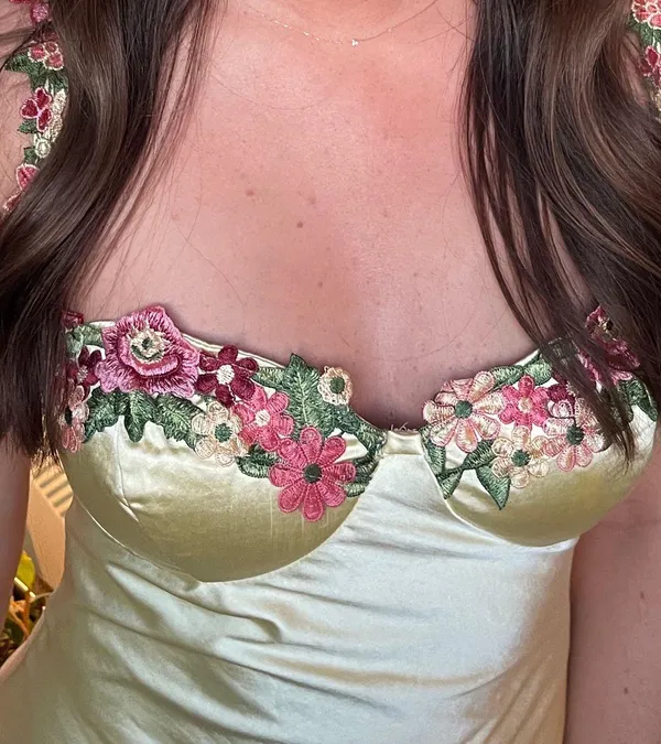 Yellow Midi Dress - Image 2