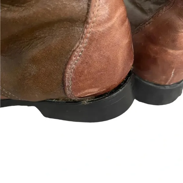 🤠✨LAREDO‎ Brown Leather Lace-Up Riding Boots Women’s 5.5✨🤠 - Image 5