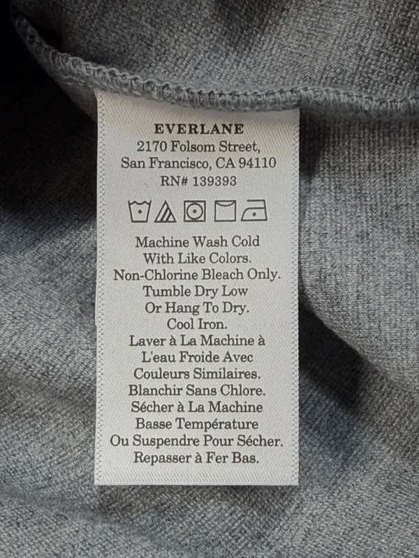 Everlane NWT Mid Heather Gray The Dream Kick Flare Ponte Pants Size Medium - Image 14