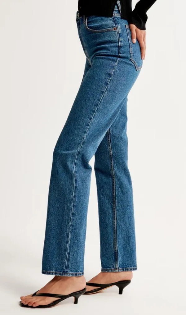 Abercrombie High rise 90s Straight Jean - Image 2