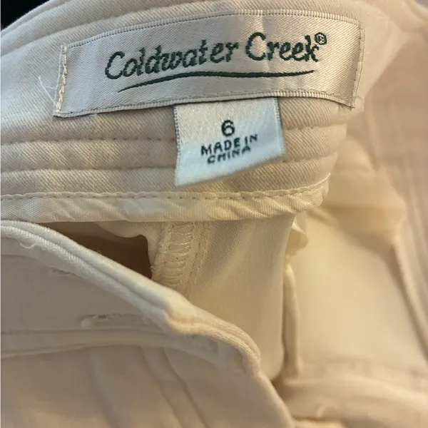 Coldwater Creek Ivory Trousers - Image 3