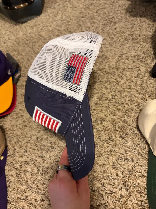 American flag hat Blue - Image 2