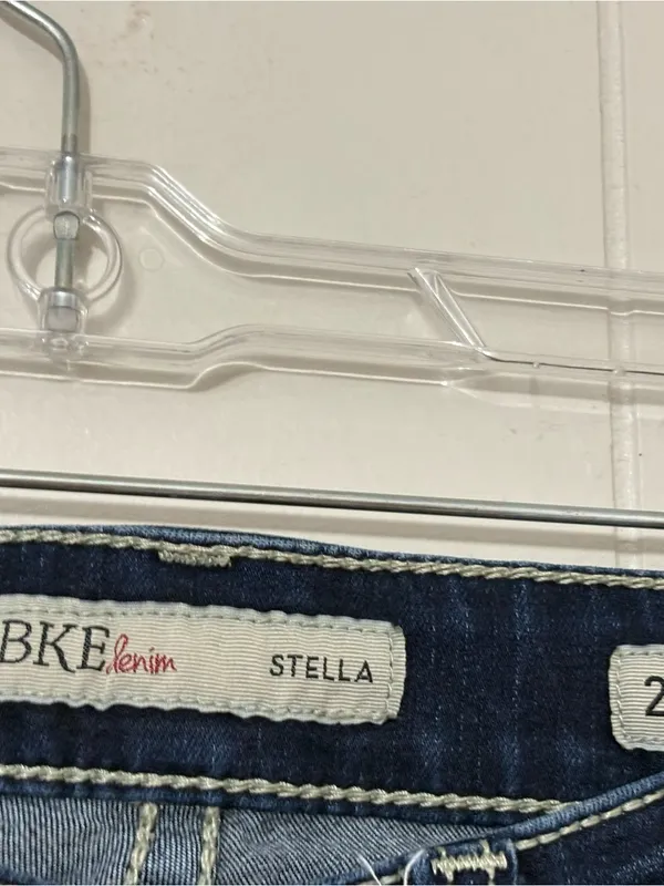 BKE Stella Skinny Jeans Women’s 26L Dark Wash Stretch Mid Rise Denim - Image 4