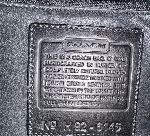 Vintage Leather Coach Mercer Purse - Image 7