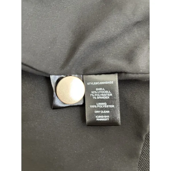 Sanctuary Black Double Breasted Blazer Women’s XL Gold Button Ponte‎ - Image 4