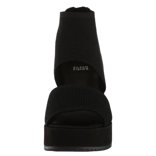 *New* Eileen Fisher Women'S Leto Wedge Sandal,‎ Black, 5.5 B101 - Image 4