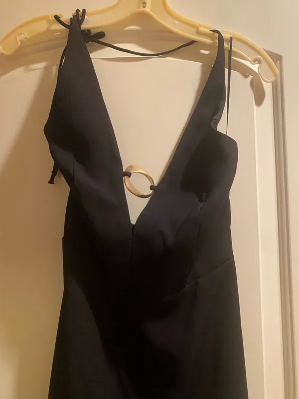 Zara MIDI DRESS WITH GOLD APPLIQUÉ - Image 8