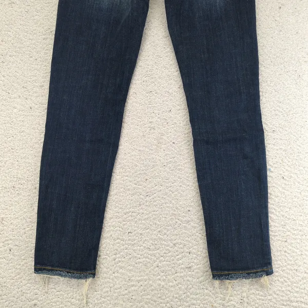 JUDY BLUE Skinny Fit Jeans Distressed Ripped‎ Blue Denim Womens Size 5 27 - Image 8