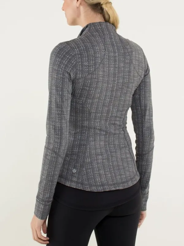 LULULEMON‎ Forme Jacket Cuffins Ziggy Wee October Angel Wing Grey - Image 3