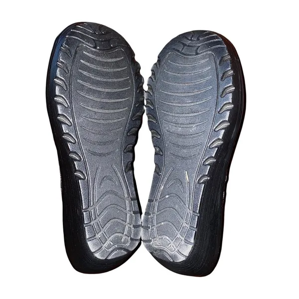 Skechers Walking Platform Slip on Mary Jane Open Toe Shoes Black size 8.5 - Image 7