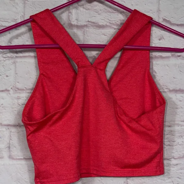 Quince Small Ultra-Soft V-Neck Cropped Tank - Image 4