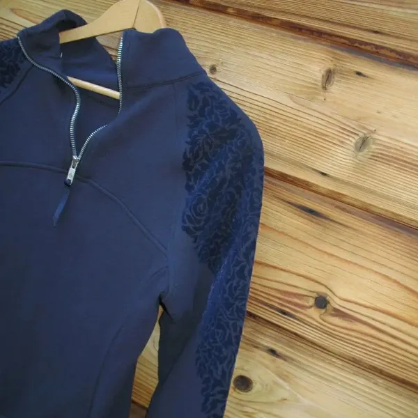 Lululemon Floral Flocked Sweatshirt  - Image 9