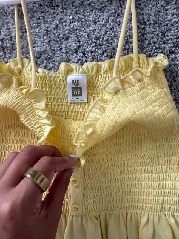 PacSun Yellow Crop top - Image 2