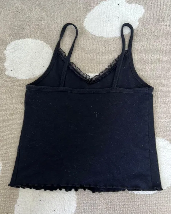 American Eagle cropped lace tank - Image 4