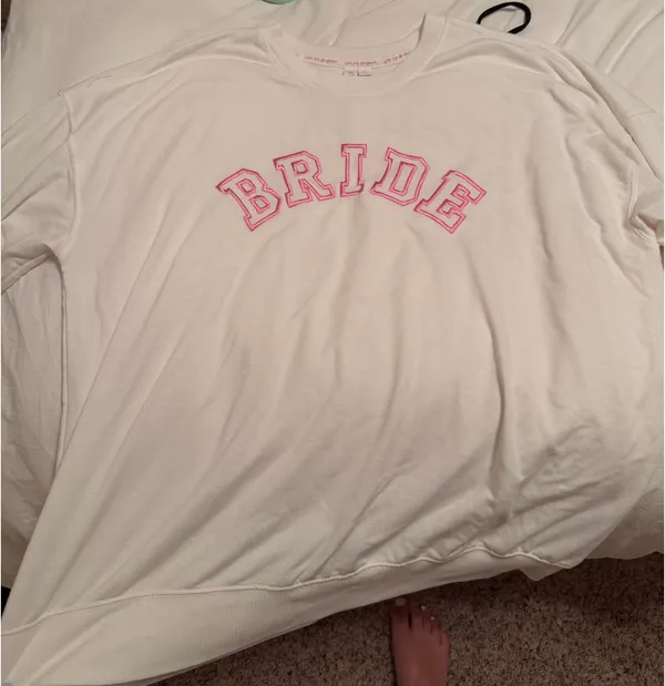 Bride sweatshirt White Size L - Image 3