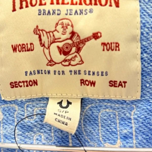 True Religion Streetwear Paperclips One Single-Sleeve Sweater Rock‎ Grunge Music - Image 5