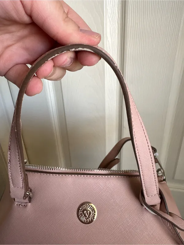 Anne Klein Pink Crossbody Purse - Image 7