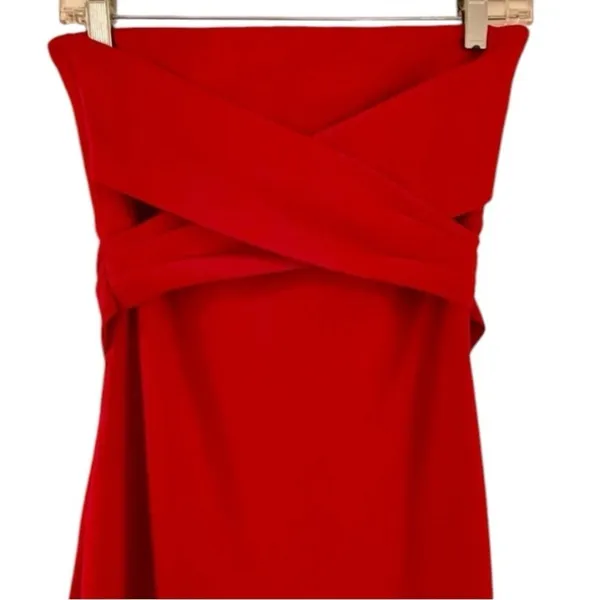 Lulu's Own the Night Red Strapless Maxi Dress Size Small NWT‎ - Image 8