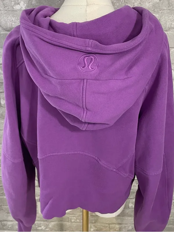 Lululemon Scuba Oversized Half-Zip Hoodie Moonlit Magenta - Image 4
