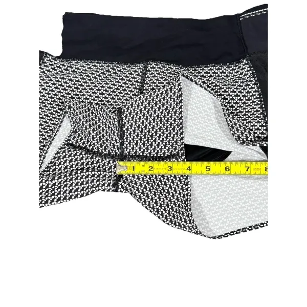 Lululemon Real Quick Running Shorts Monochromic Black Size 10 Lined - Image 6