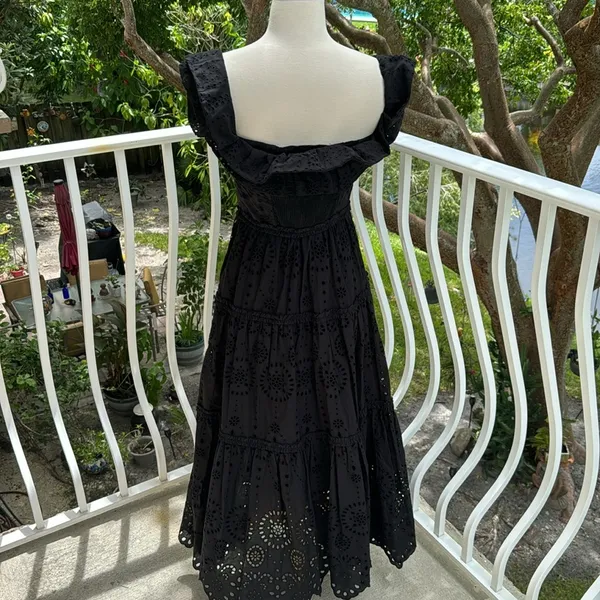 Zara crocheted dress size small - Image 3
