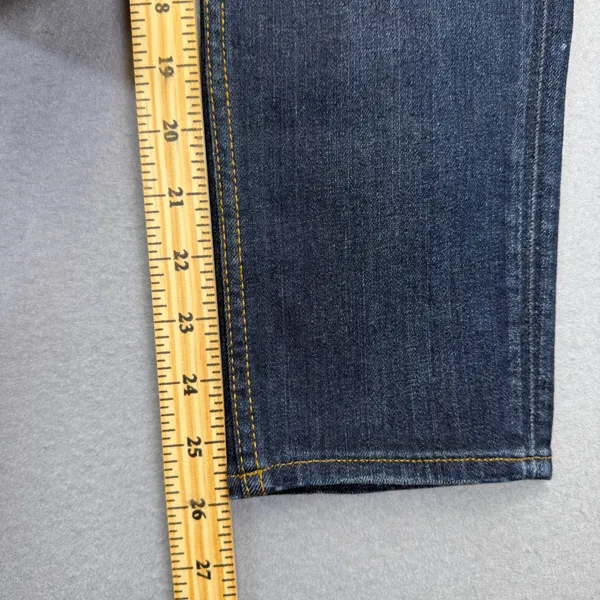 Hudson Collin Skinny Jeans Womens 24 Dark Wash Low Rise Double Button Denim‎ - Image 9