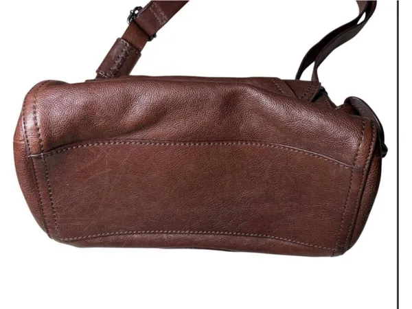 🤎 VINTAGE Y2K GRAIL Francesco Biasia Italian Leather Baguette Bag - Image 8