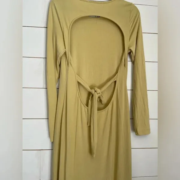 NWOT free people beach Aubre Open-Back Essential Maxi dress - Image 11