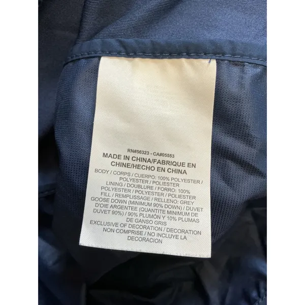 Nike Aeroloft Running Vest Womens Medium Navy Blue Quilted Down Puffer 800497 - Image 7