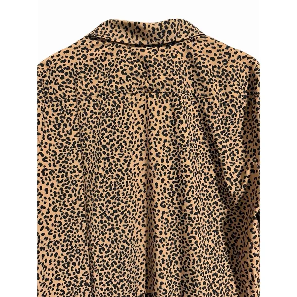 Tuckernuck Leopard Print Hayes‎ Dress Brown Women's Size XL - Image 4