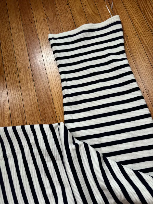 Edikted Knit Black Slitted Maxi Dress  - Image 3
