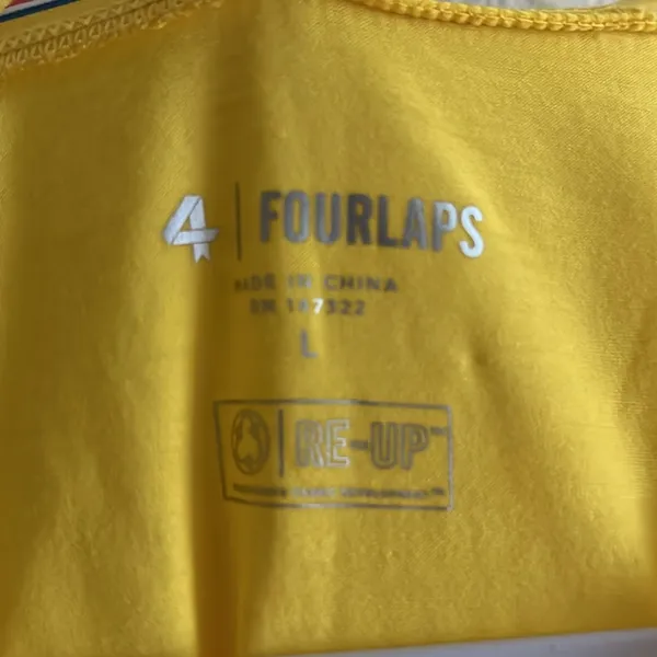 NWT FOUR LAPS Yellow Tank Top Size Large - Image 12