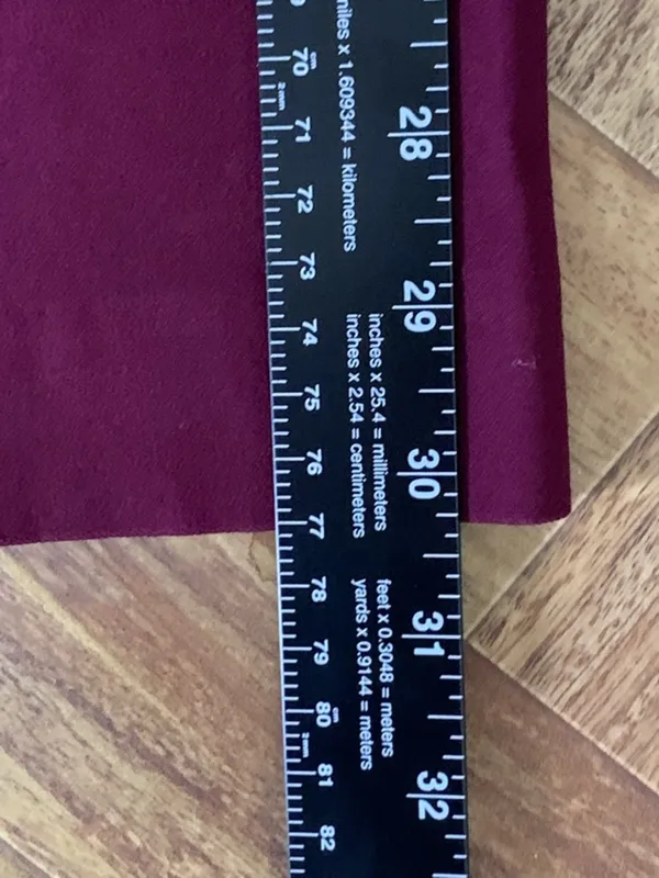 Chico's So Slimming Women's Size 2 Pants Burgundy Wine Pull On Stretch - Image 13