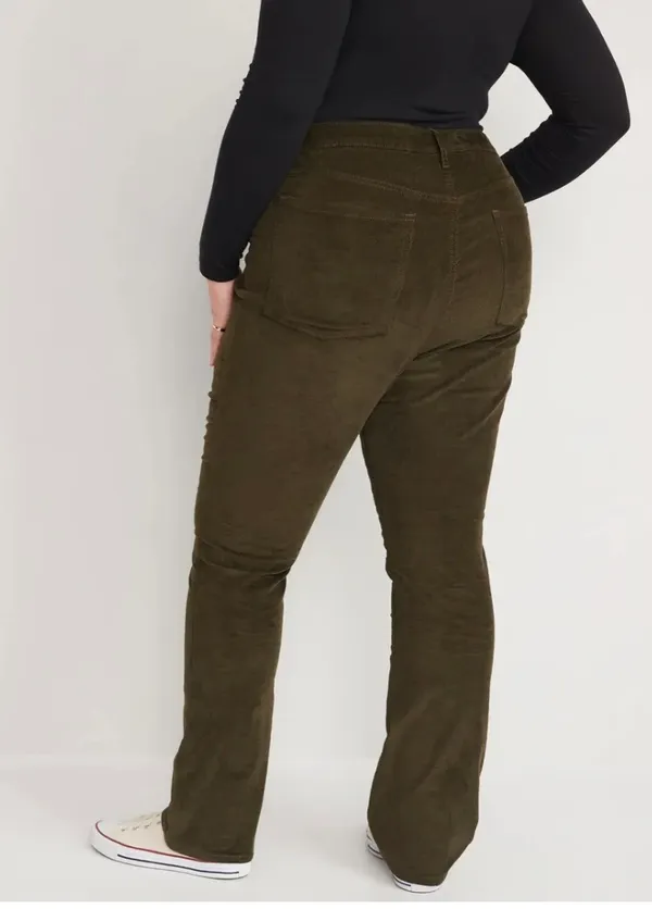 Old Navy New High-Waisted Corduroy Boot-Cut Pants - Image 8