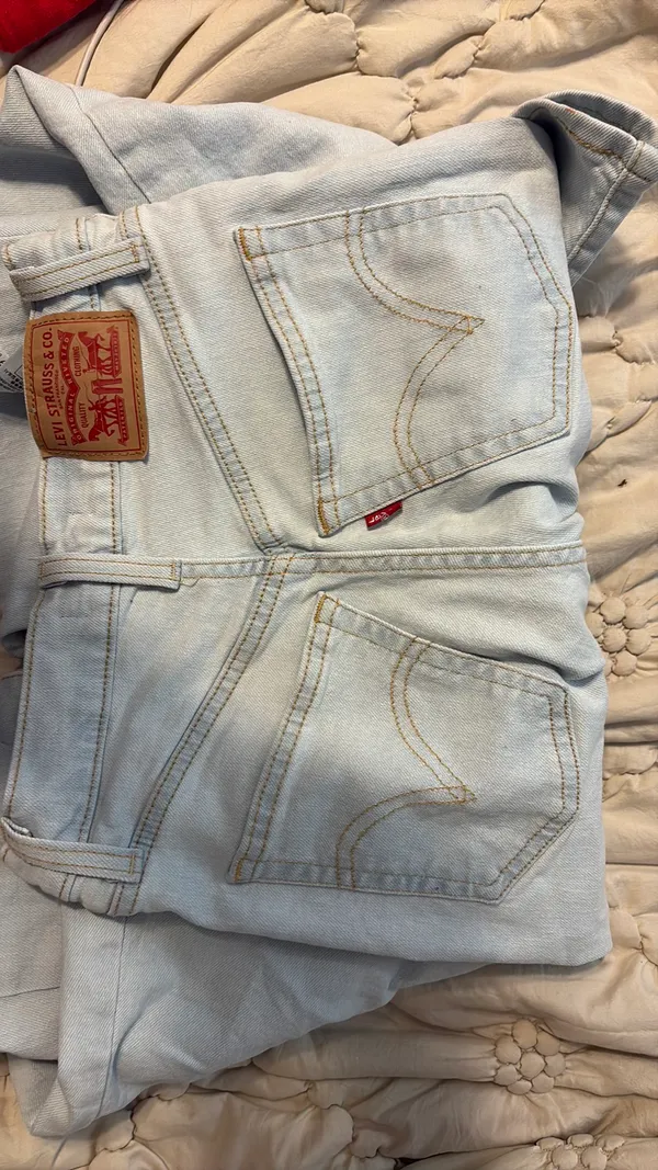 Levi’s Denim Jeans Women’s Light blue Ribcage Bell 25 - Image 3