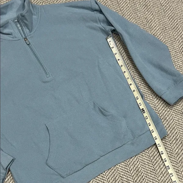 Marc New York Light Blue Half-Zip Pullover Sweater - Image 4