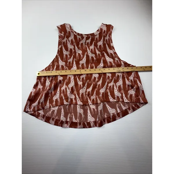 Free People Giraffe Silk‎ Tank Small - Image 3