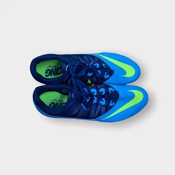Nike Blue Racing Cleats Women Sneakers Size 9 - Image 3