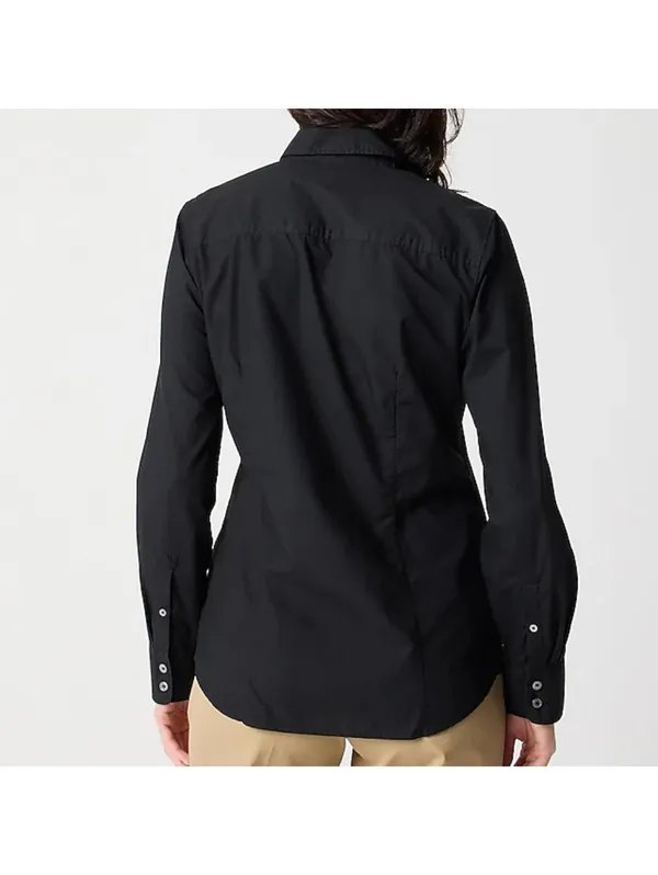 J Crew Button-up cotton poplin shirt in signature fit - Image 5