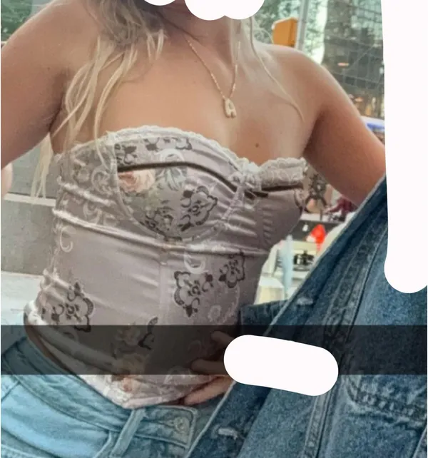 Corset Top Gray - Image 2