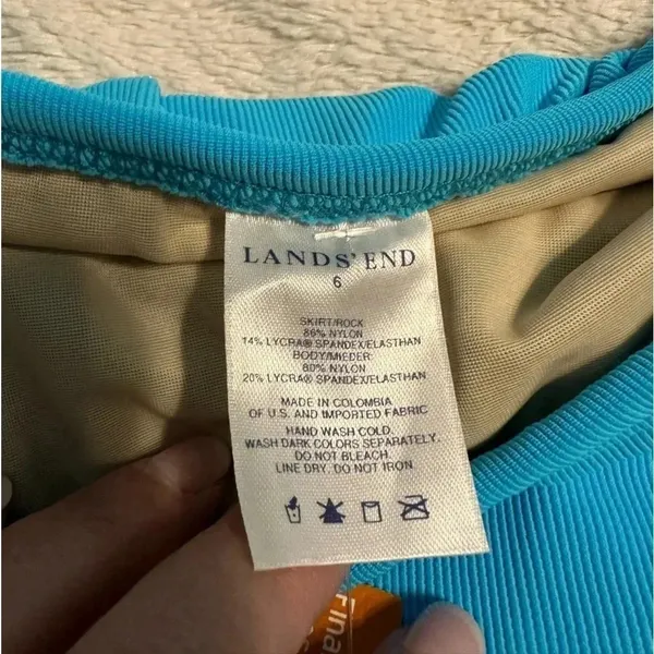 Lands’ End Swimsuit Skirt Size 6 NWT Bottoms - Image 3