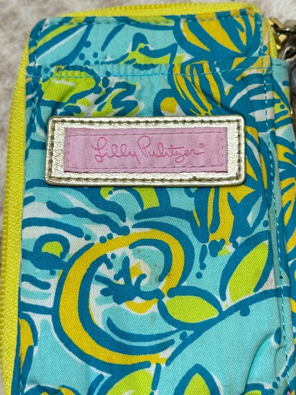 Lilly Pulitzer Tropical Blue Wallet - Image 2