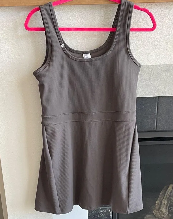 Fabletics Sporty Rib Built-in Shorts Dress - Image 3