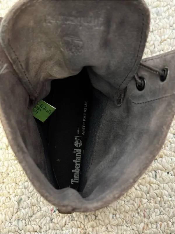 Timberland Anti-Fatique Style 8308A Faded Grey Leather Roll Top Earth Keepers - Image 7